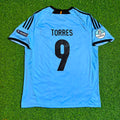Fernando Torres Spain EURO 2012 Final Retro Football Jersey – Back View