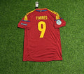 Fernando Torres Spain EURO 2012 Final Retro Football Jersey – Back View