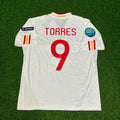 Spain EURO 2012 Final Retro Football Jersey – Fernando Torres – Back View