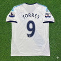 Fernando Torres Chelsea Retro White Football Jersey – Back View
