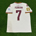 Spain 2026 World Cup Away Football Jersey – Ferrán Torres 7 - – Back View