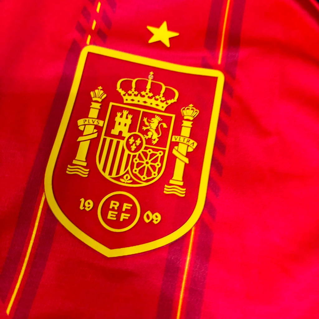 Spain 2026 World Cup Final Home Long Sleeve Football Jersey – Ferran Torres #7 – 4