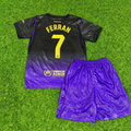 Ferran Torres #7 Barcelona 2027 New Season Away Kids Jersey – Back View