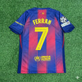 Barcelona 2025/2026 Season Kit Jersey – Ferran Torres – Back View
