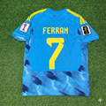 Ferran Torres #7 Spain 2026 World Cup Blue Special Football Jersey – Back View