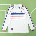 1998 France World Cup Season Away White Retro Football Jersey – Back View