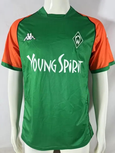 Werder Bremen 2003-2004 Retro Home Football Jersey – Detailed View
