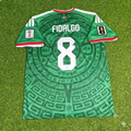 2026 Mexico World Cup Alvaro Fidalgo Home Green Football Jersey – Back View