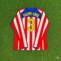 Atlético Madrid Spider-Man Long Sleeve Retro Football Jersey – Filipe Luís #3 – Back View