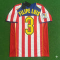Atletico Madrid SpiderMan Retro Football Jersey – Filipe Luis #3 – Back View