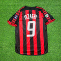 2003/04 Filippo Inzaghi Milan Home Retro Football Jersey – Back View