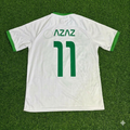 Ireland Vintage Special Edition White Football Jersey – Finn Azaz 11- – Back View