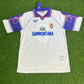 1995 Fiorentina 1997 Retro White Football Jersey – Back View