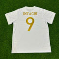 Filippo Inzaghi - Italy White Anniversary Kit Jersey – Back View