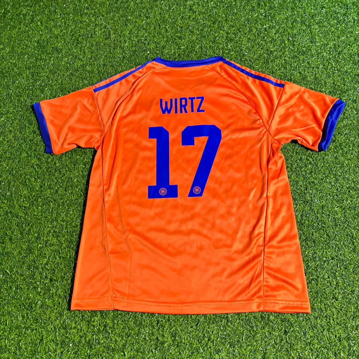 Florian Wirtz #17 Germany 2026 Orange Football Jersey – Back View
