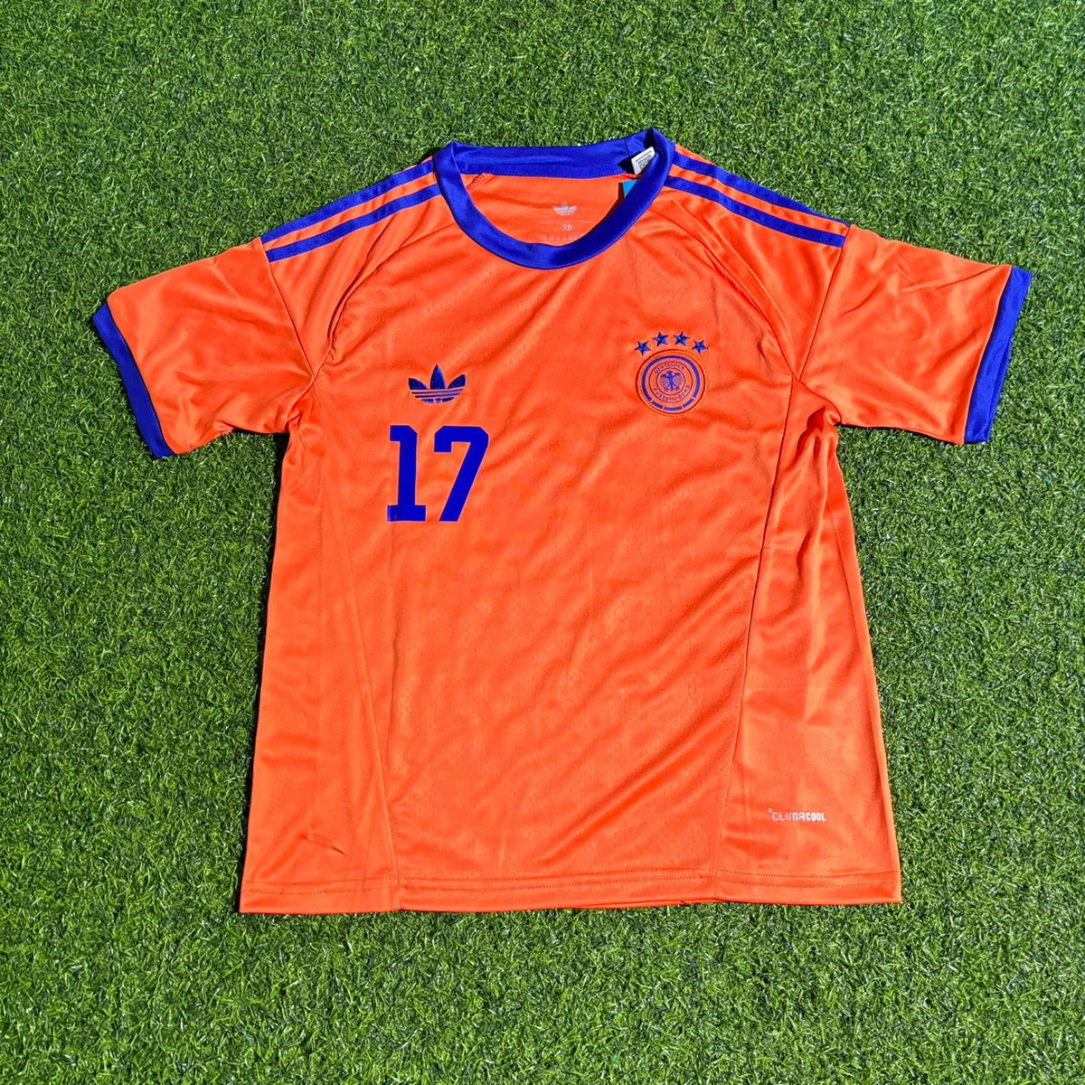 Florian Wirtz #17 Germany 2026 Orange Football Jersey – Front View