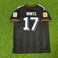 Germany 2026 World Cup Black Style Football Jersey – Florian Wirtz #17 – Back View