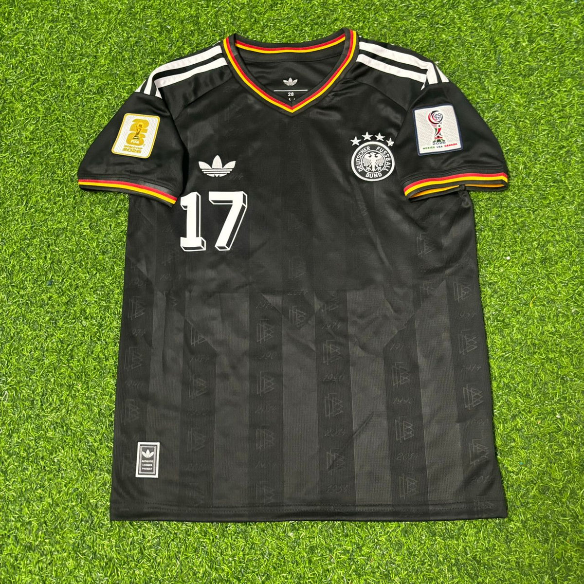 Germany 2026 World Cup Kids Black Style Football Jersey – Florian Wirtz #17 – 4