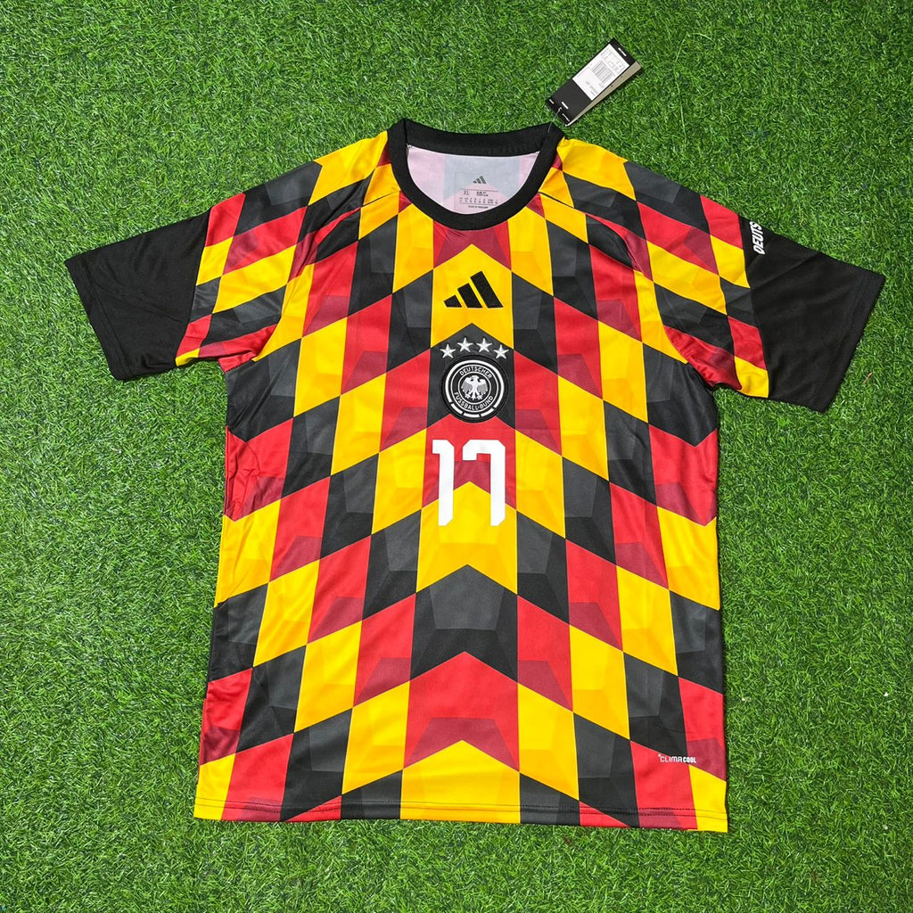 Germany 2026 World Cup Football Jersey – Florian Wirtz 17- – Front View