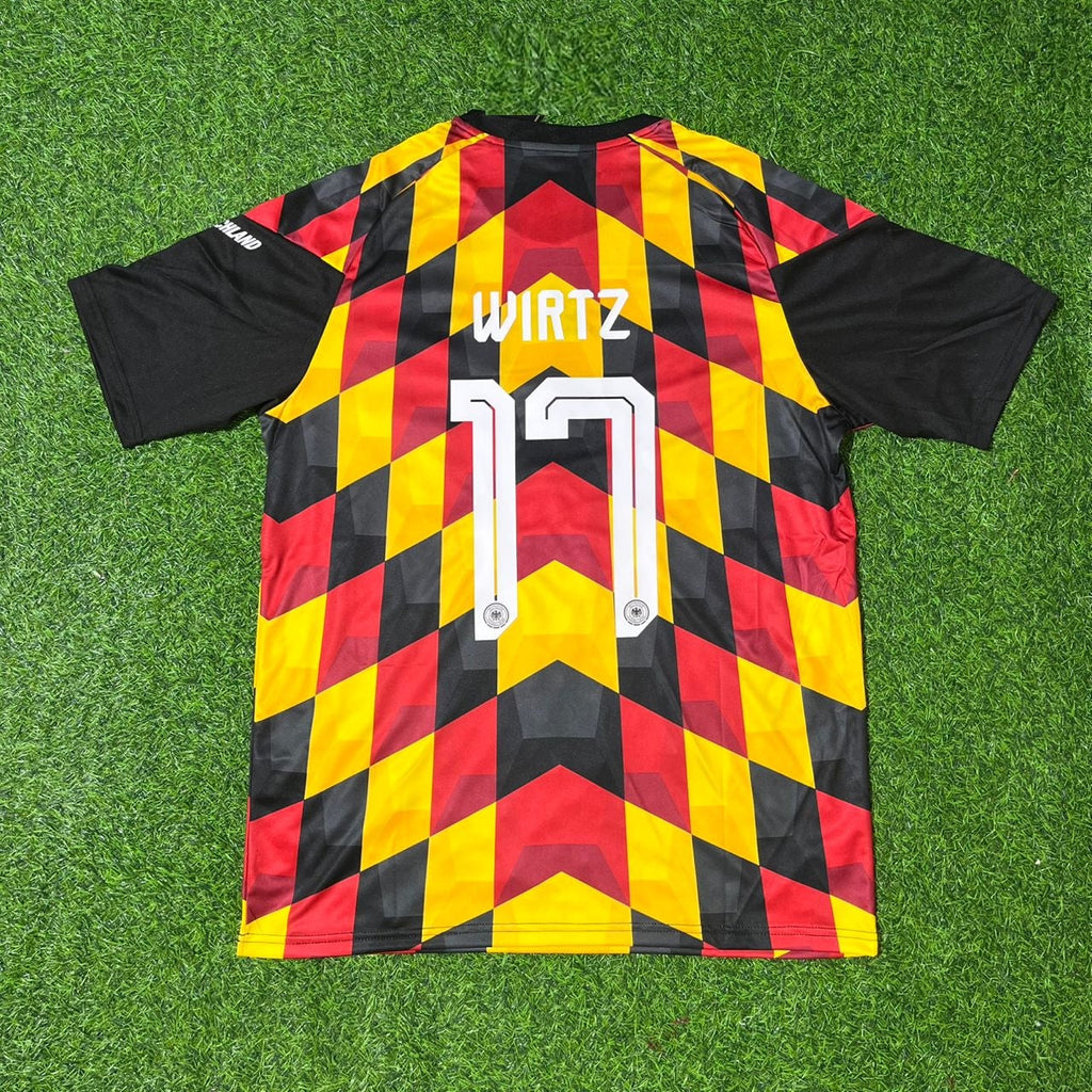 Germany 2026 World Cup Football Jersey – Florian Wirtz 17- – Back View
