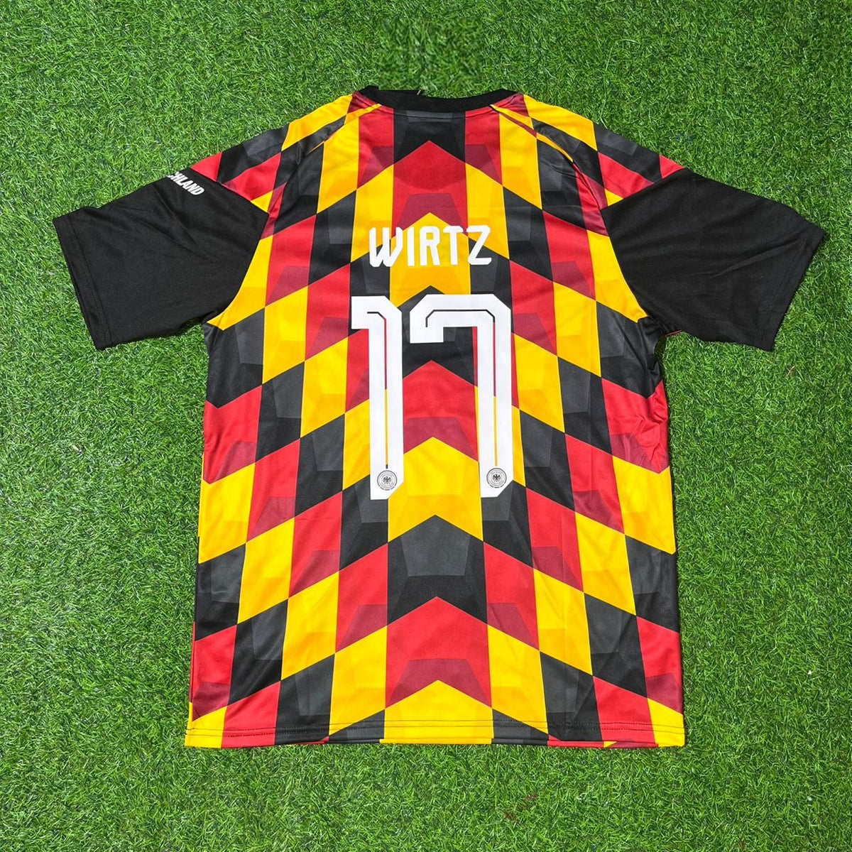 Germany 2026 World Cup Football Jersey – Florian Wirtz 17- – Back View
