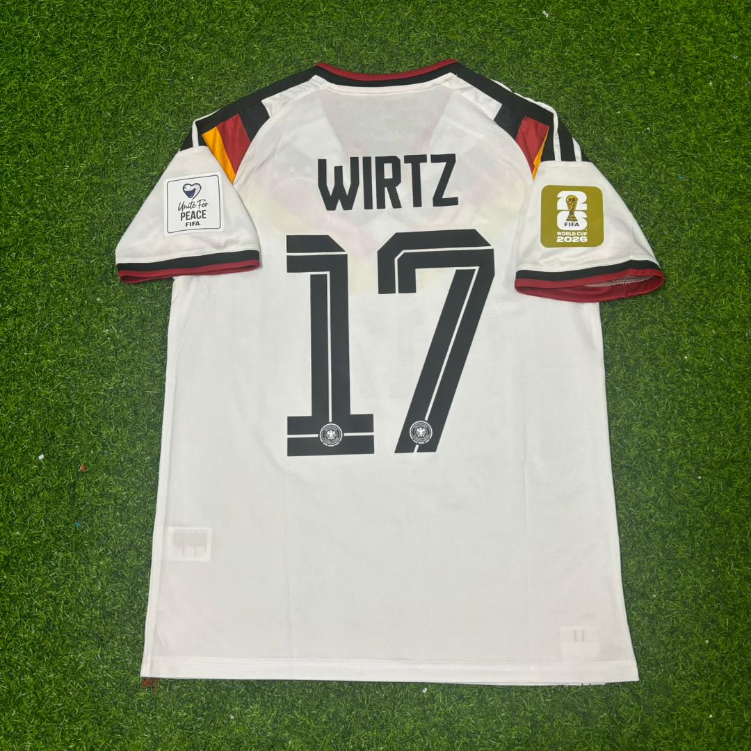 Germany 2026 World Cup Home Jersey – Florian Wirtz – Back View
