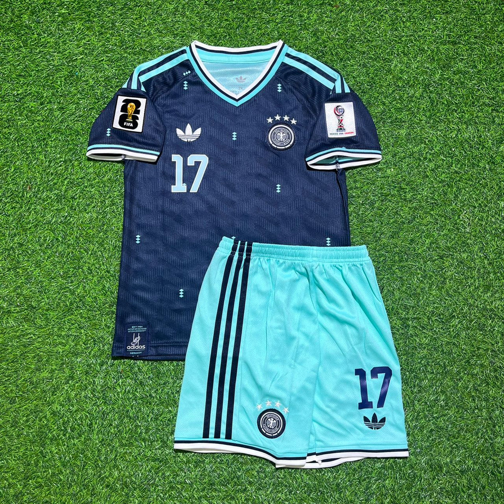 Germany 2026 World Cup Kids Football Jersey – Florian Wirtz 17- – Front View
