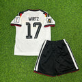 Germany 2026 World Cup Kids Home Football Jersey – Florian Wirtz – Back View