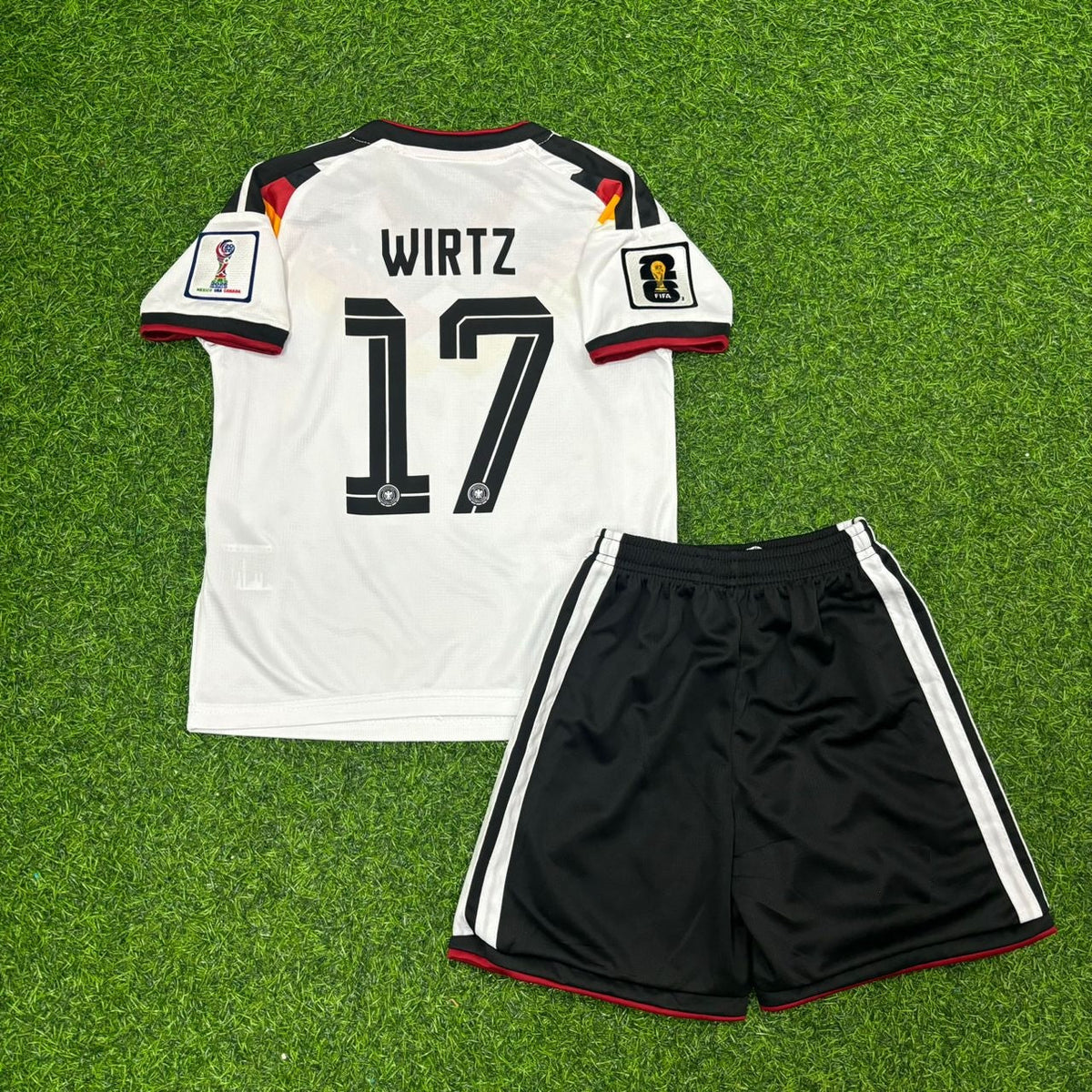 Germany 2026 World Cup Kids Home Football Jersey – Florian Wirtz – Back View