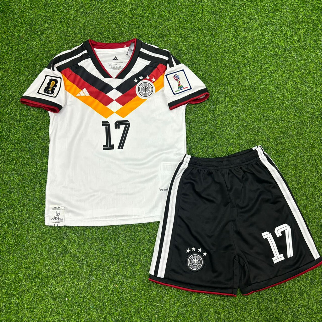 Germany 2026 World Cup Kids Home Football Jersey – Florian Wirtz – Front View