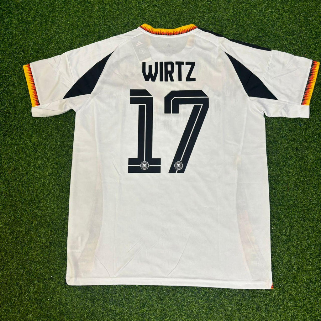 Florian Wirtz Germany Special Edition 2026 World Cup White Jersey – Back View