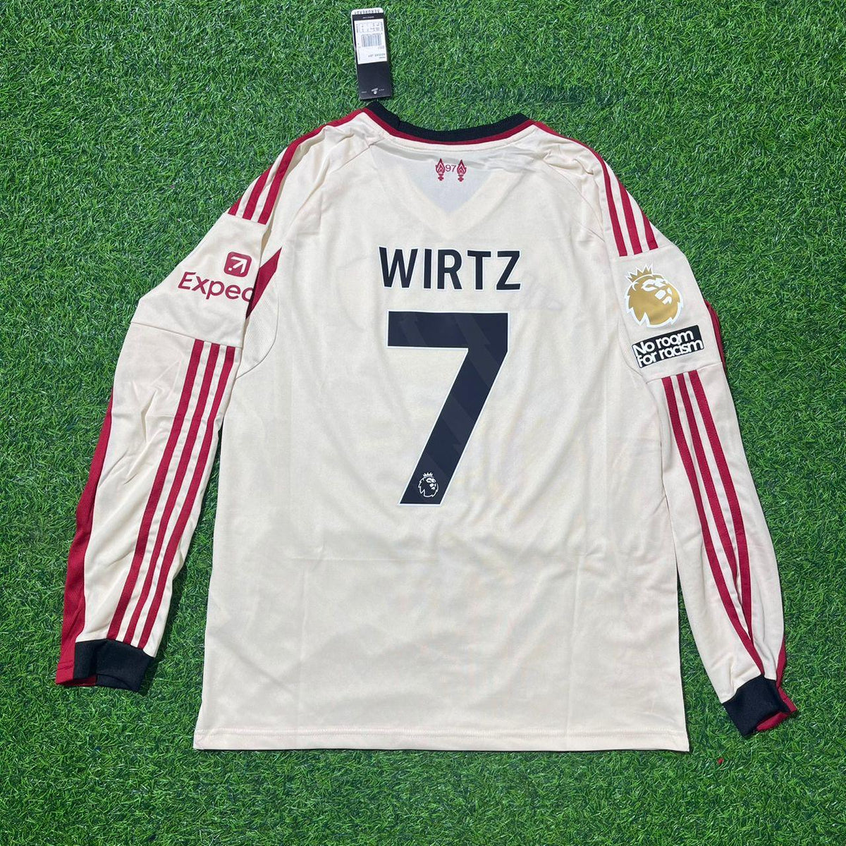 Liverpool 2025 New Season Away Long Sleeve Football Jersey – Florian Wirtz – Back View