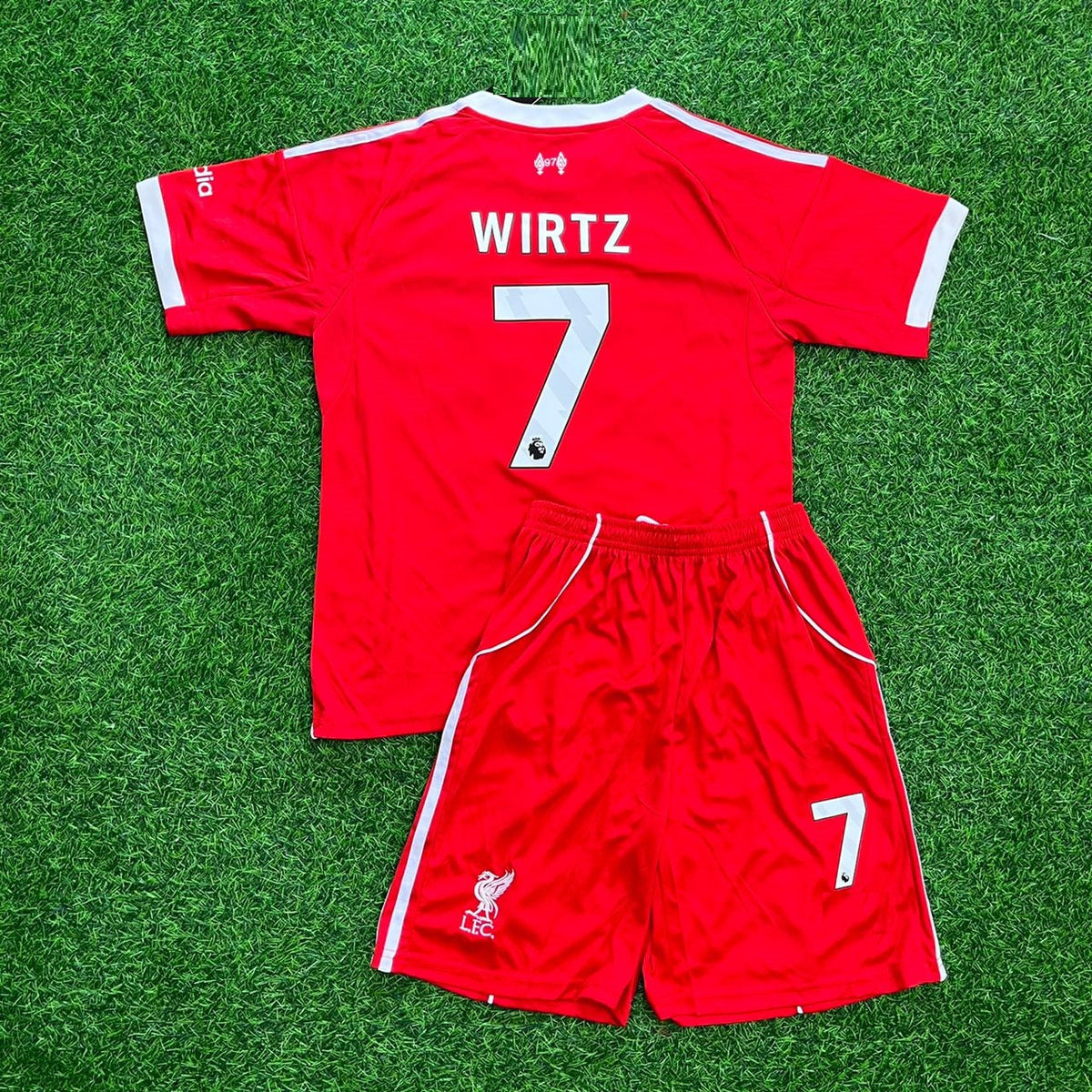 Florian Wirtz Liverpool New Season 2026 Kids Jersey Kinder – Back View