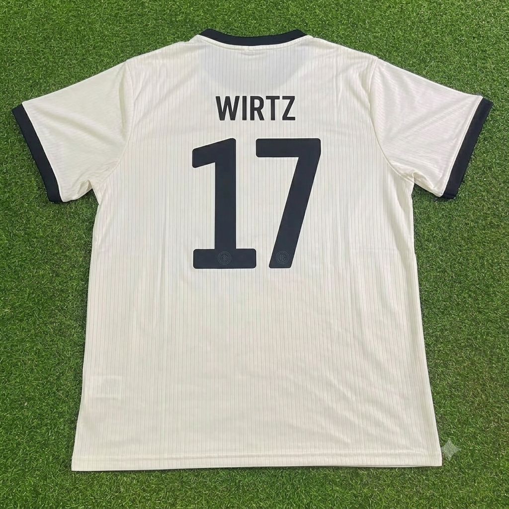 Florian Wirtz Germany 125 Year Special White Football Jersey – Back View