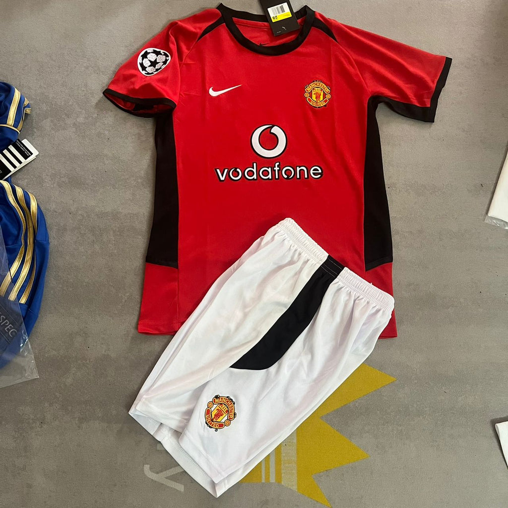 Diego Forlan Manchester United Kids Children Home Football Jersey – Detailed View