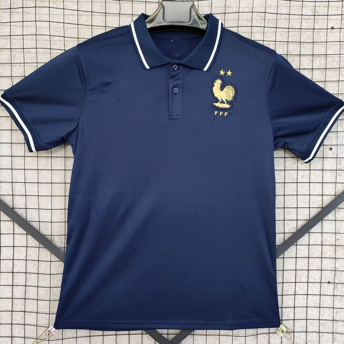 France New Polo Neck Polokragen Tshirt Paradise Edition – Back View