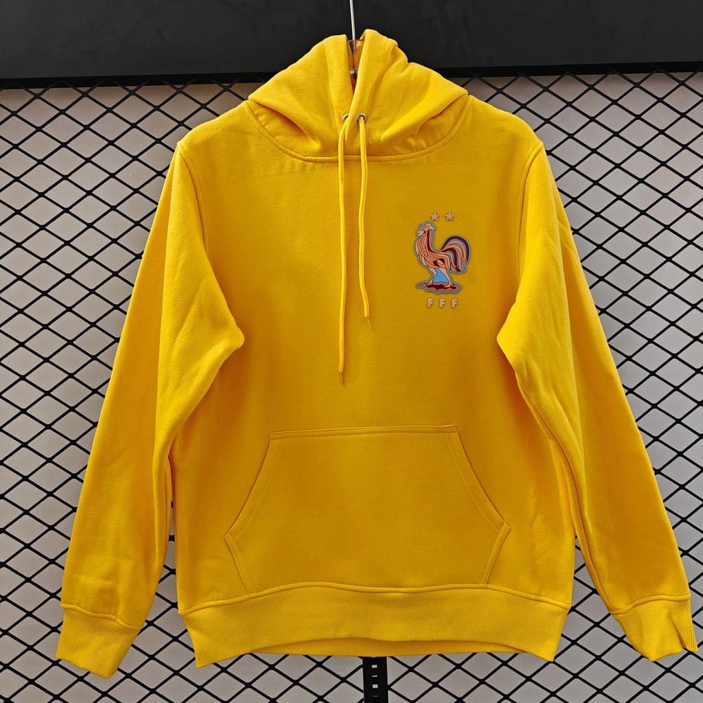 France - Hoodie Winter Fleece- Football Kapuzenpullover – 8