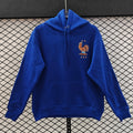 France - Hoodie Winter Fleece- Football Kapuzenpullover – Back View