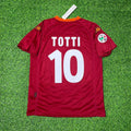 Francesco Totti 2000-2001 Home Retro Football Jersey – Back View