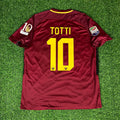 Francesco Totti 2017 Final Season Retro Football Jersey – Back View