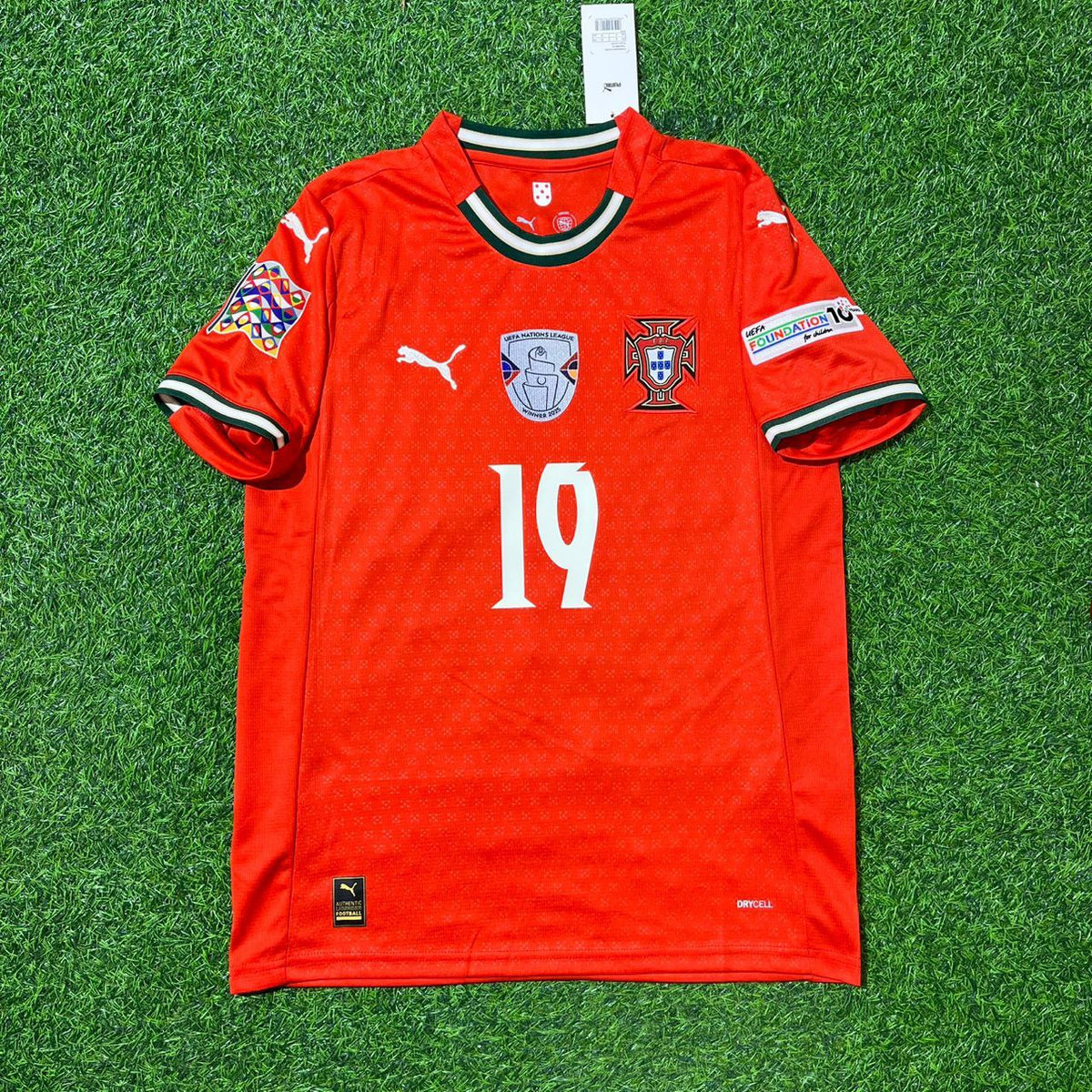 2025 Francisco Conceição Portugal Nations League Winner Football Jersey – Front View