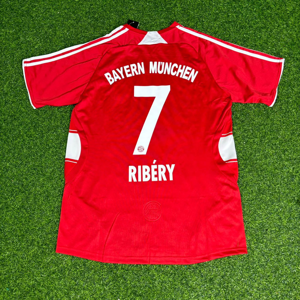 2007 Franck Ribery Munich 2009 Retro Football Jersey – Back View