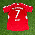 Franck Ribery Munich 2007–2009 Retro Football Jersey – Back View