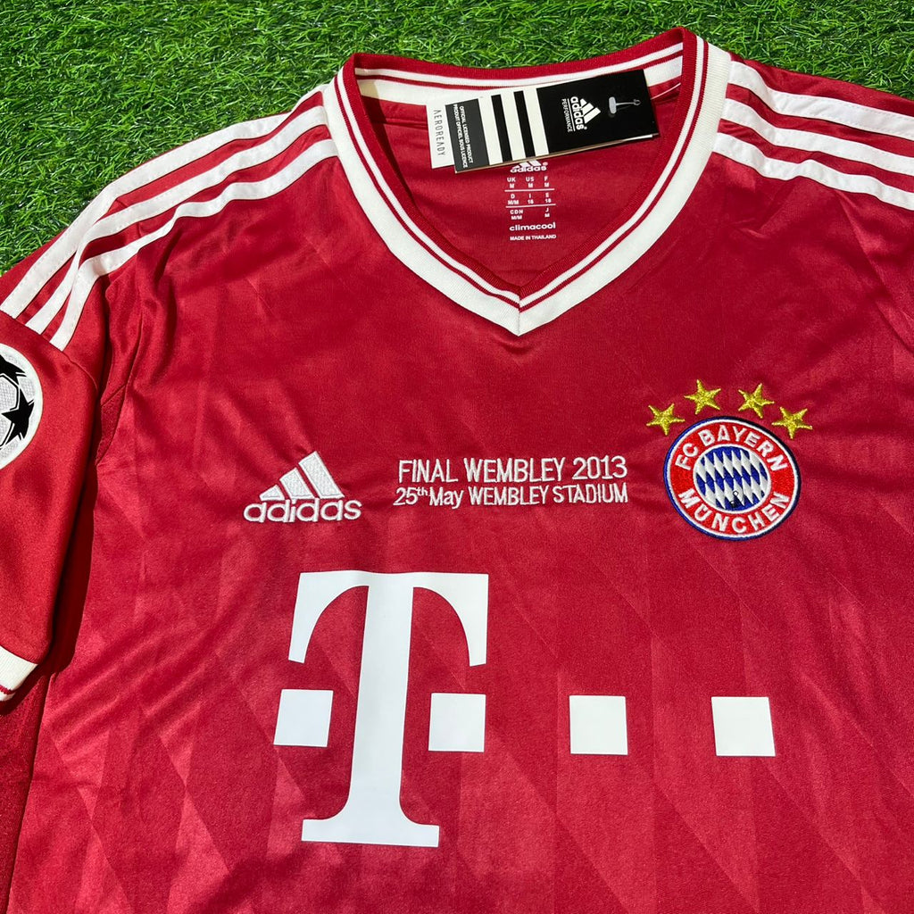 Frank Ribery 7- Bayern Munich 2013 Champions League Wembley Final Jersey – Detailed View