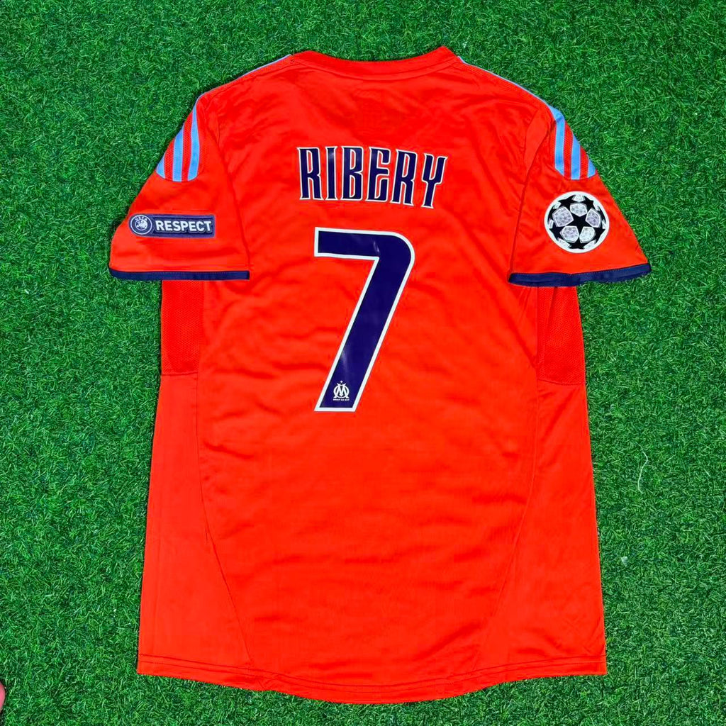 Franck Ribery Olympique de Marseille OM Retro Football Jersey Collection – Back View