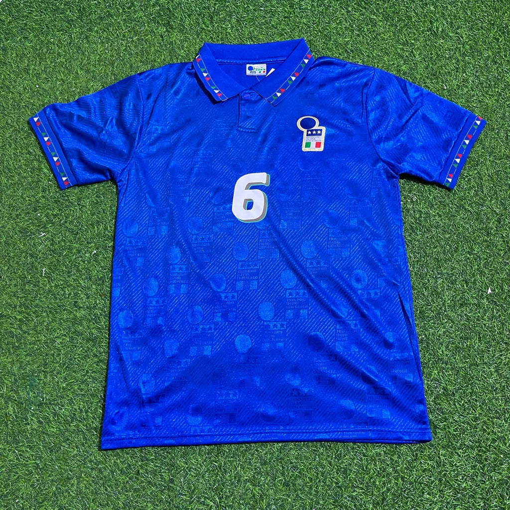 Italy Retro Jersey – Franco Baresi 1994 World Cup – Front View