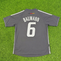 Frank Baumann Germany 2002 World Cup Gray Special Retro Football Jersey – Back View