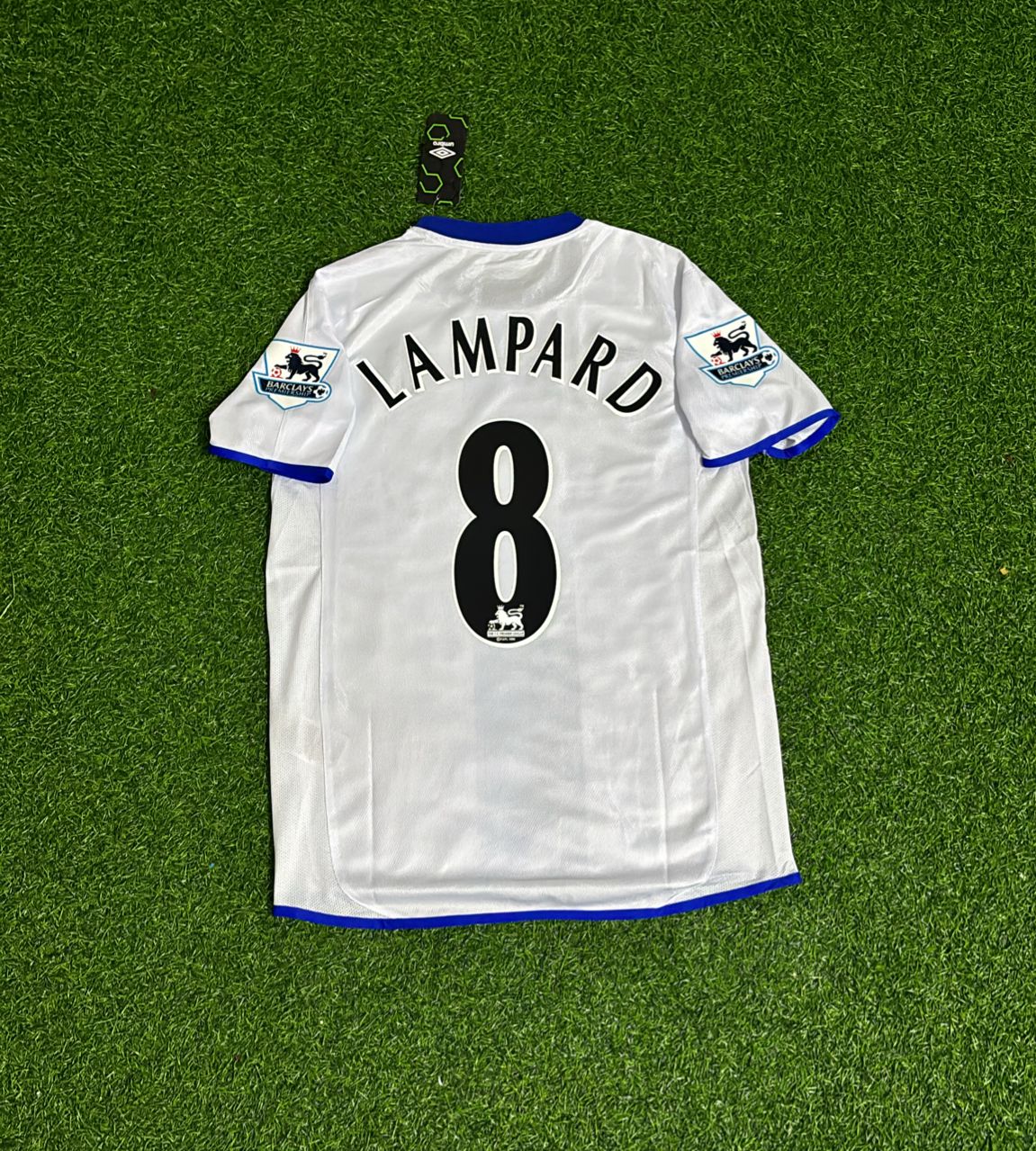 Frank Lampard Chelsea 2004 Retro Football Jersey – Back View