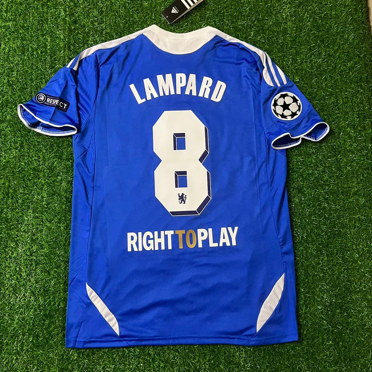 Frank Lampard - Chelsea Champions League Munich Final Munich 2012 Retro Jersey – Back View