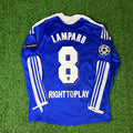 Frank Lampard Chelsea Champhions League 2012 Munich Final Retro Long Sleeve Jersey – Back View